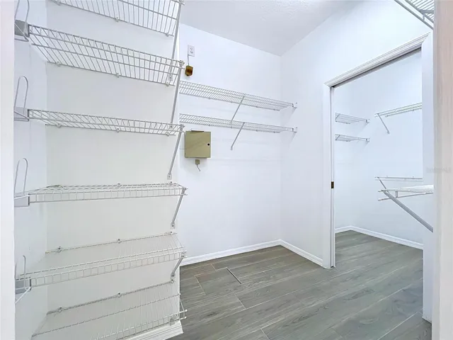 Massive double walk-in closet