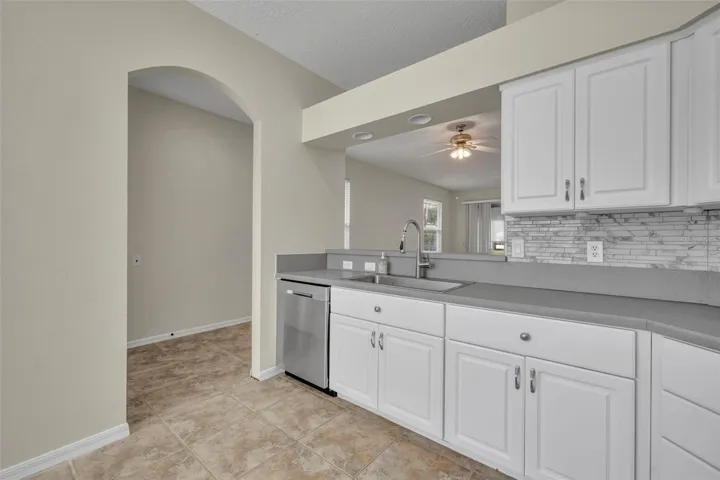 View of foyer from kitchen
