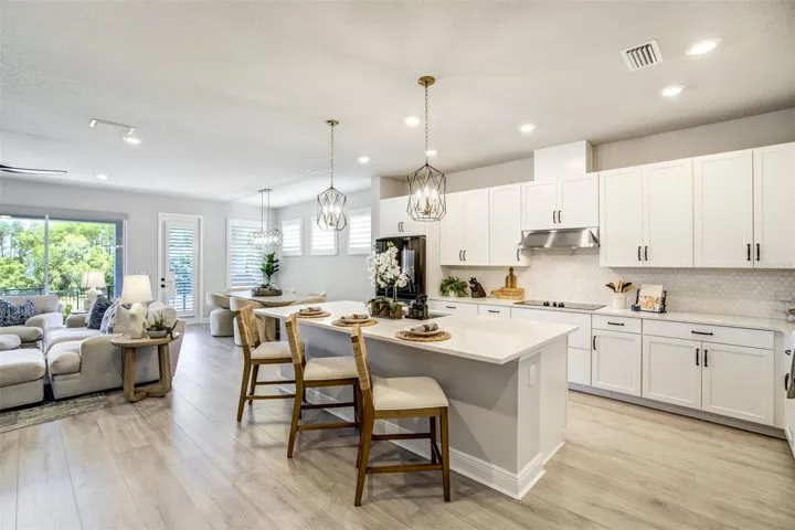 Kitchen and Island Seating