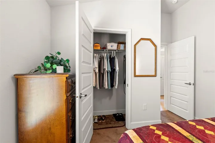 Bedroom 3 also includes a built-in closet, offering practical storage and versatility for guests, family, or workspace needs.