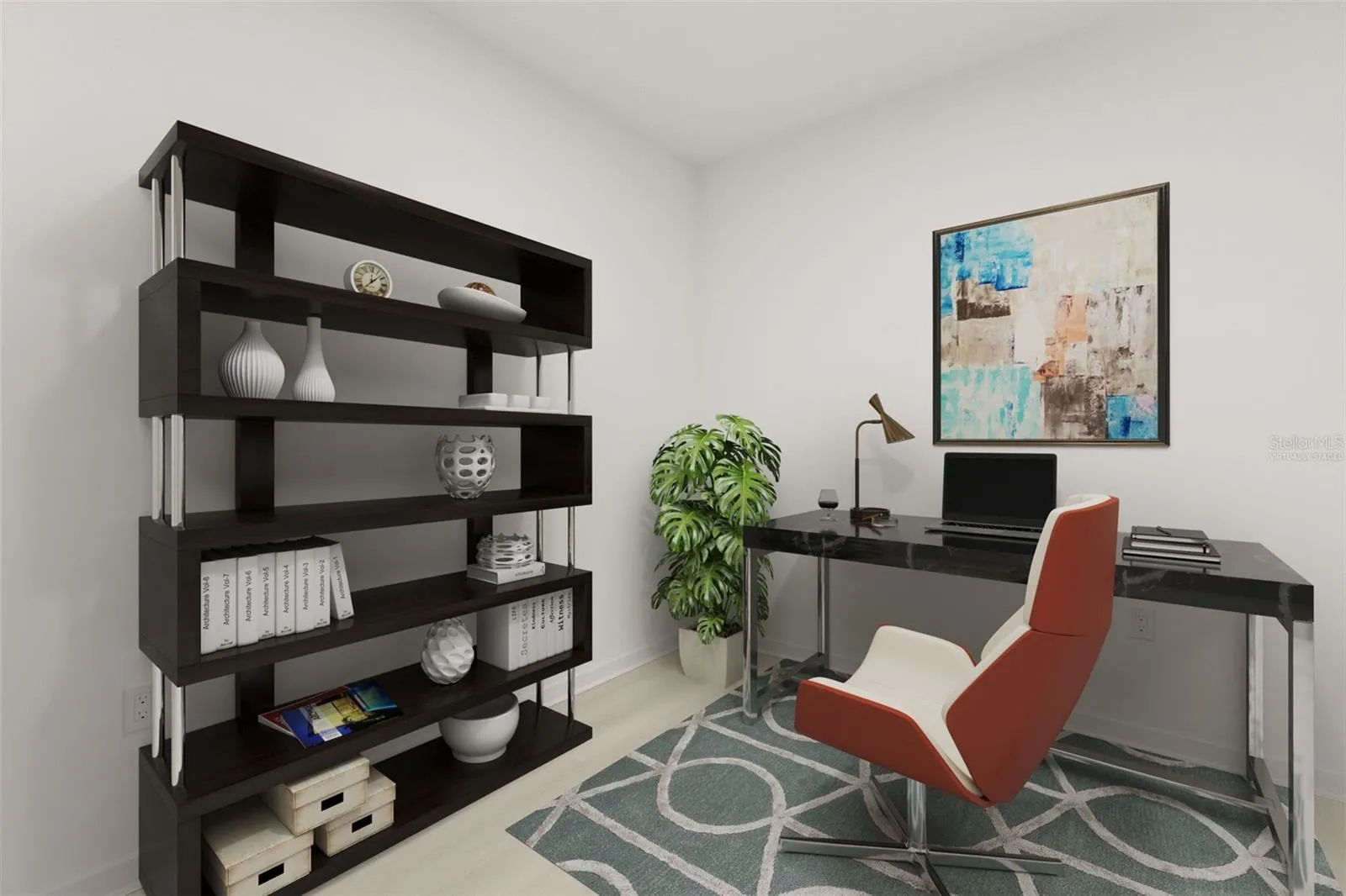 Den - virtually staged