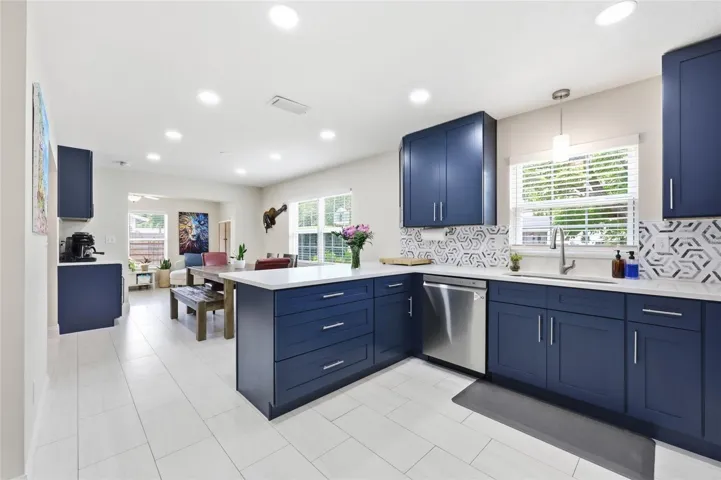 Navy Cabinets