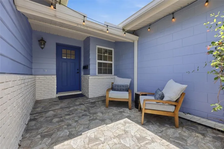 Flagstone Front Patio