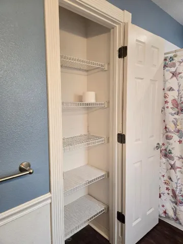 Linen closet.
