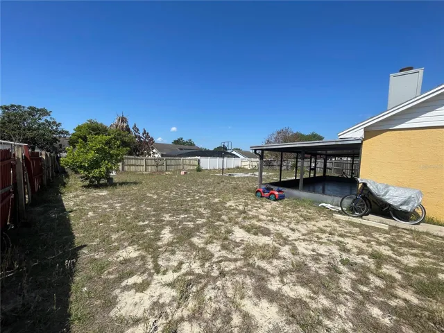 Large Back Yard