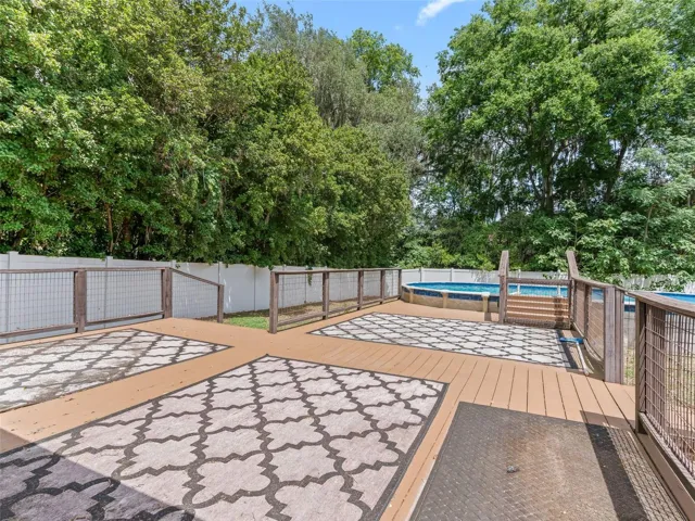 Elevated deck
