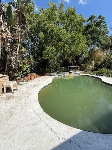 Pool with Oversize Lot