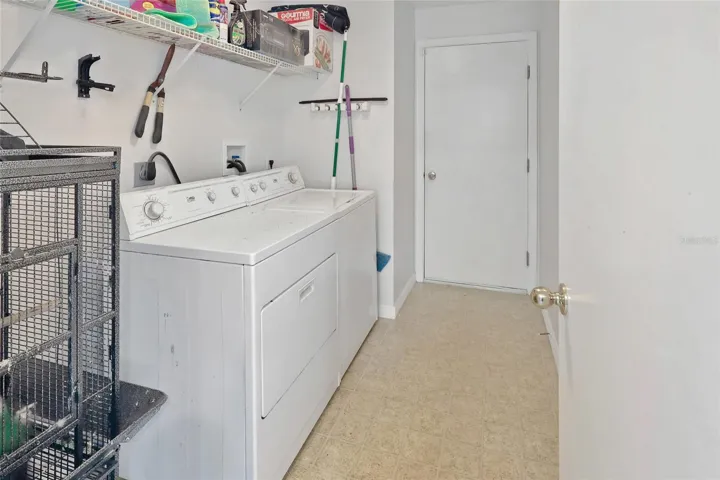 LAUNDRY ROOM ENTRY FROM THE GARAGE