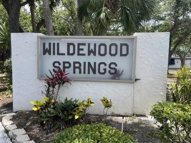 Sign at Cortez road entrance.