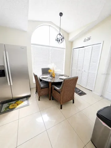Relaxing dining area
