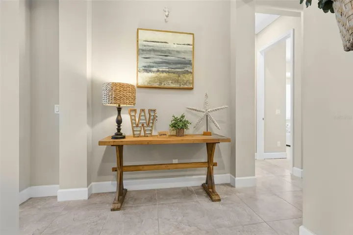 Foyer entry on first level