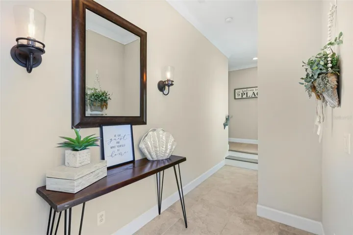 Foyer entry on first level