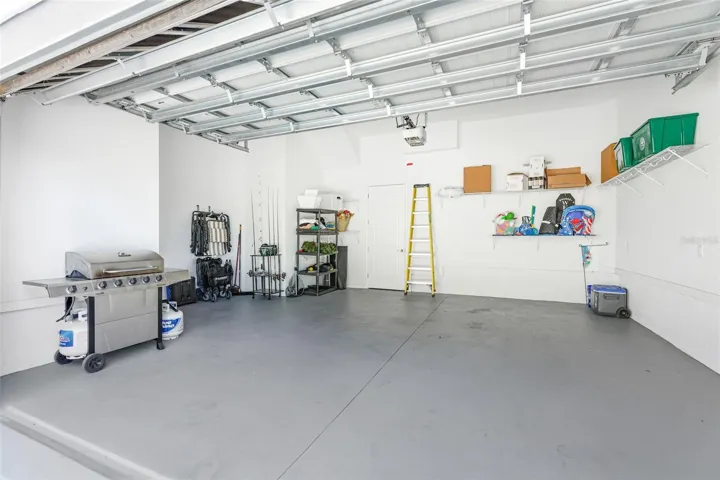 2 car garage with elevator