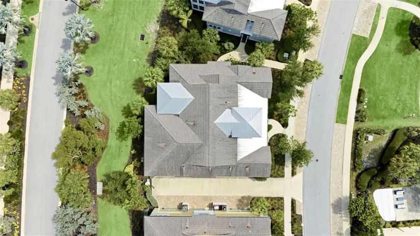 Aerial of building