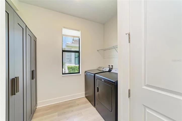 Laundry Roon with Upgrded cabinets