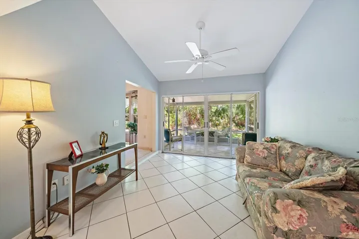 Flex space with access dining, living and patio