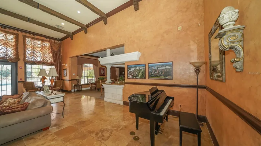 Clubhouse lounge