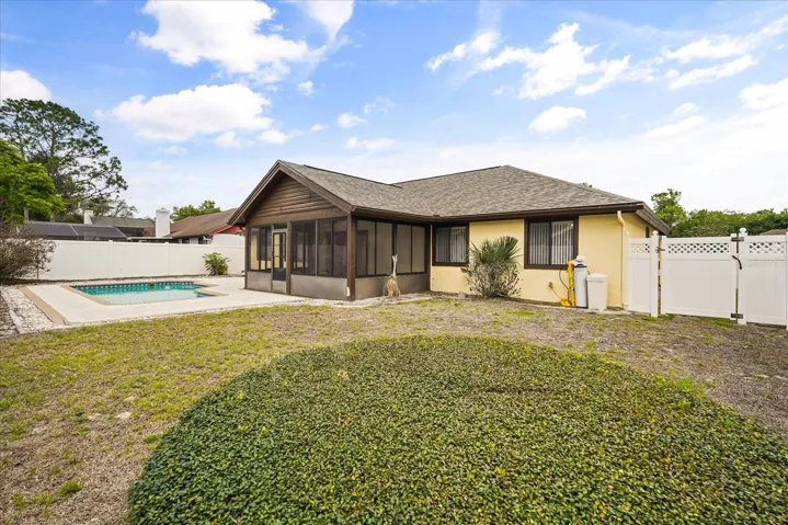 Large Denced Backyard