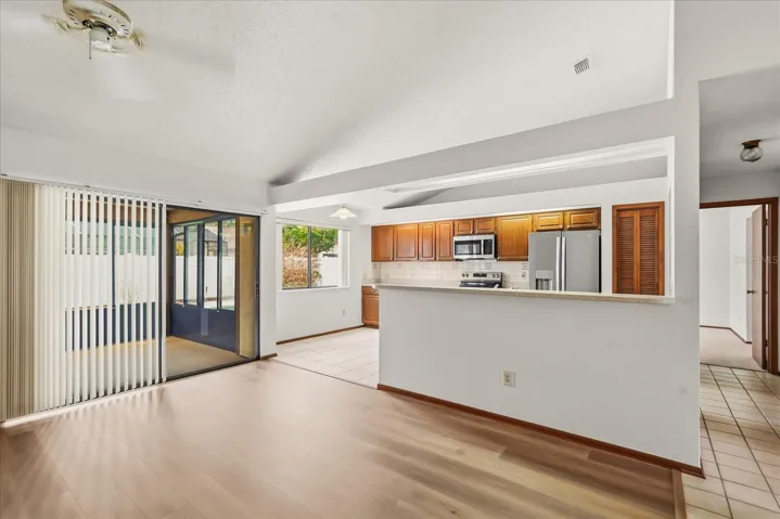 Living Room and Kitchen