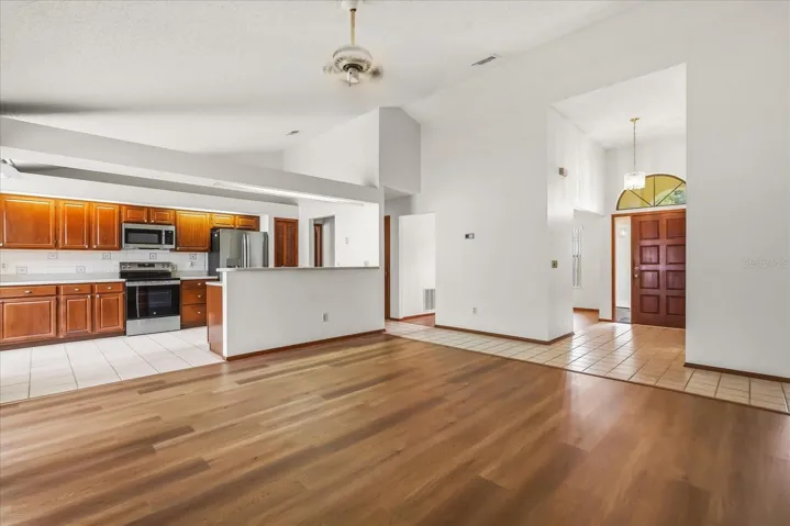 Living Room and Front Door