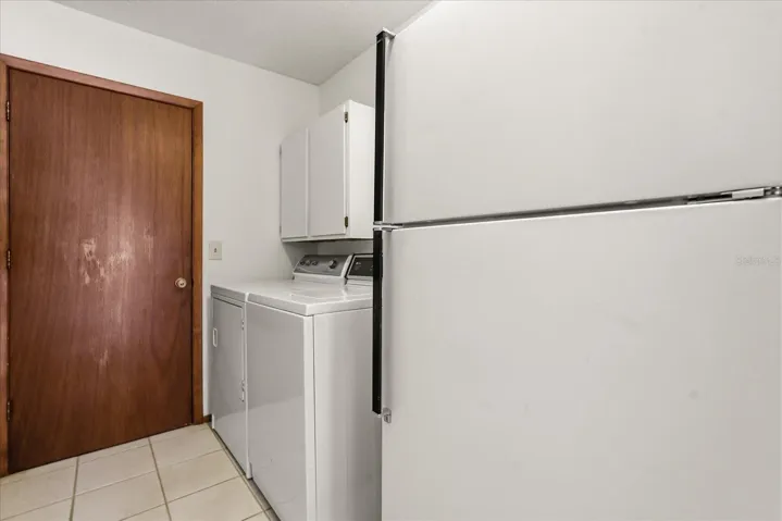 Laundry Room Leads to Garage