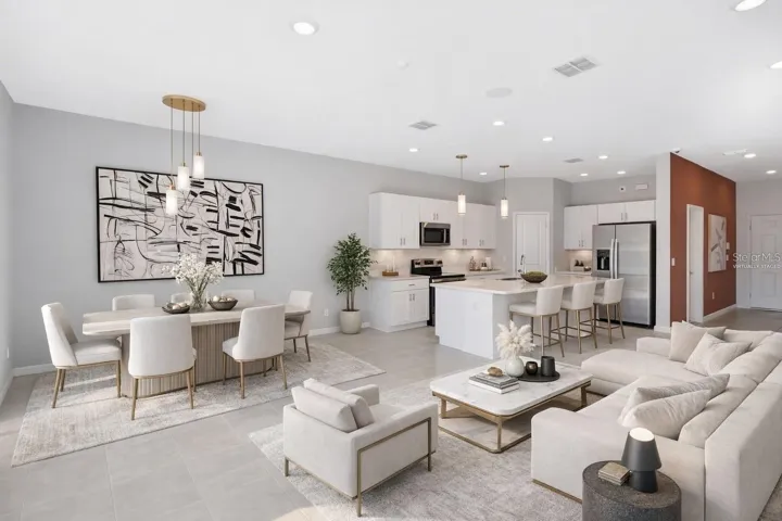 Living/Dining Room - Virtually Staged
