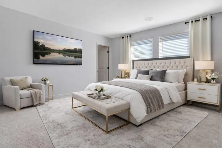 Primary Bedroom - Virtually Staged