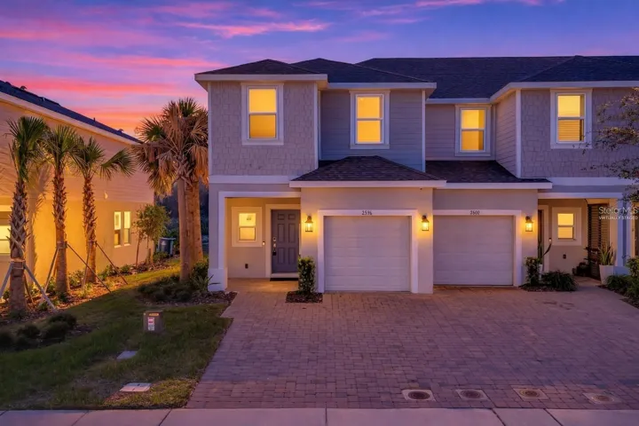 Exterior Front-Virtually Staged Twilight