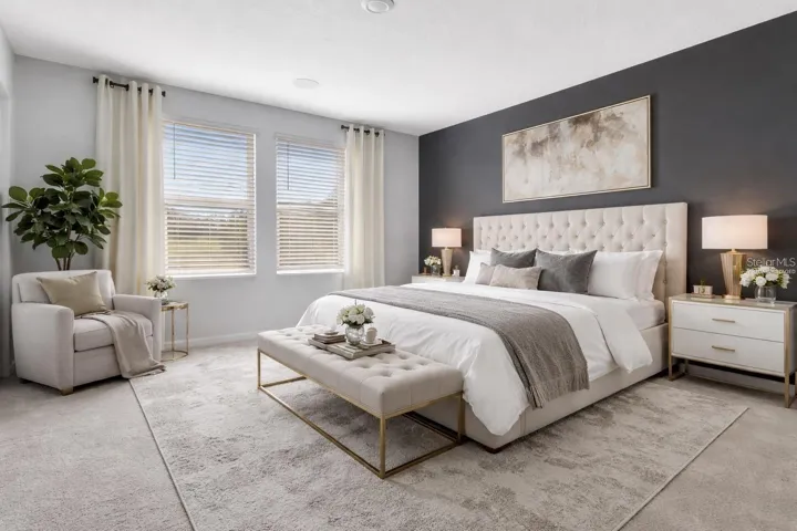 Primary Bedroom - Virtually Staged