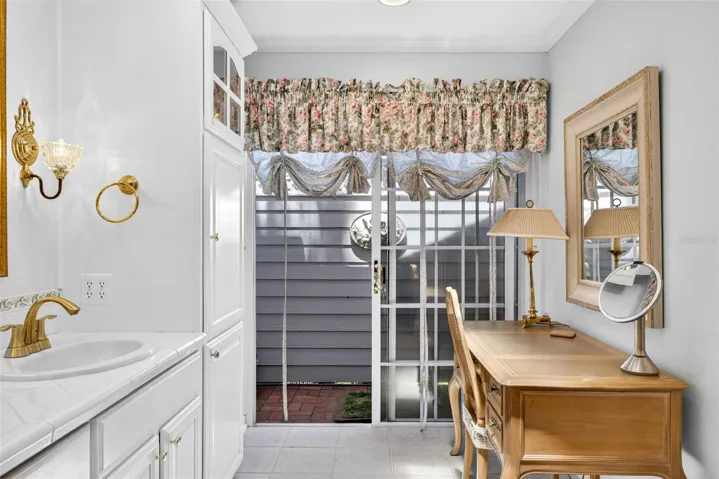 small patio off owner suite...natural sunlight!