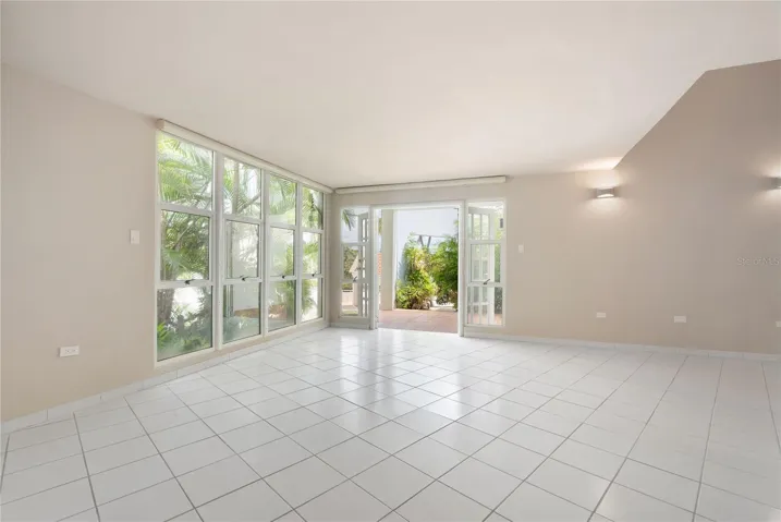 Living & Dinning Area with access to the private balcony