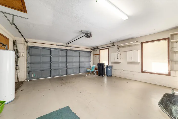 2 Car Garage with extra storage space