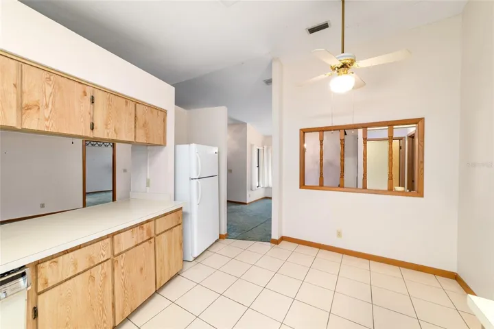 Kitchen with cozy breakfast nook