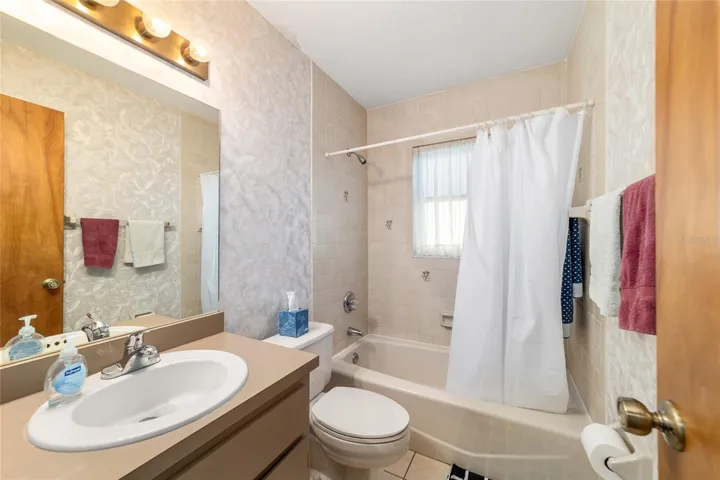 Bathroom 2 with tub/shower combo