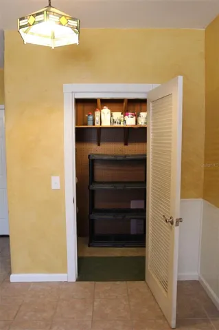 This is the storage room in the bonus room!