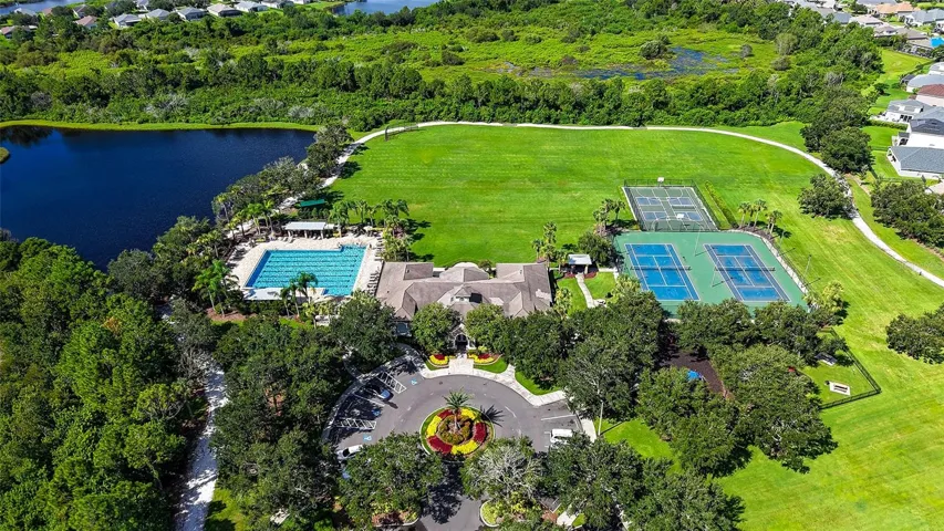 Aerial view of Clubhouse
