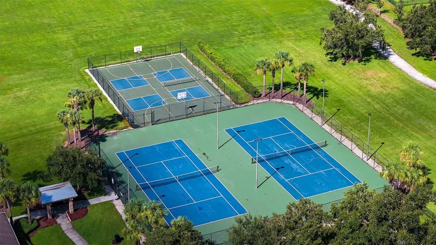 Tennis and pickleball courts