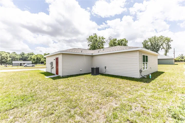 Side view of home