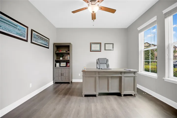 Office with Double Doors