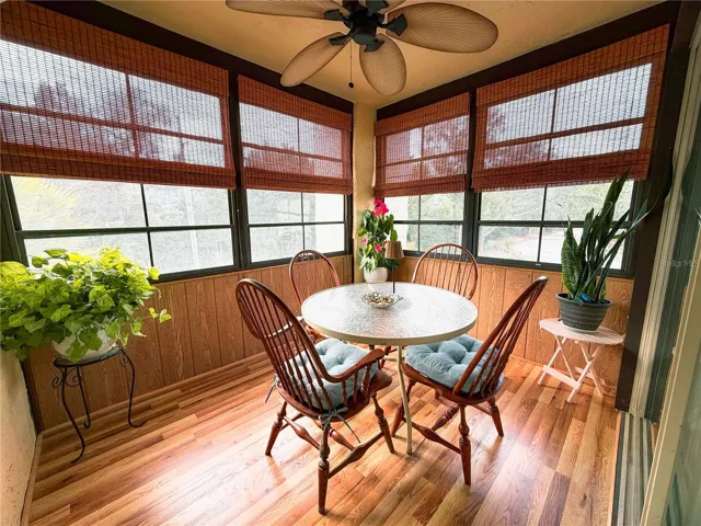 Updated flooring in the lanai area