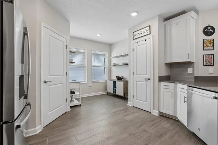 The sunny Kitchen breakfast nook offers the perfect place to enjoy your morning coffee.