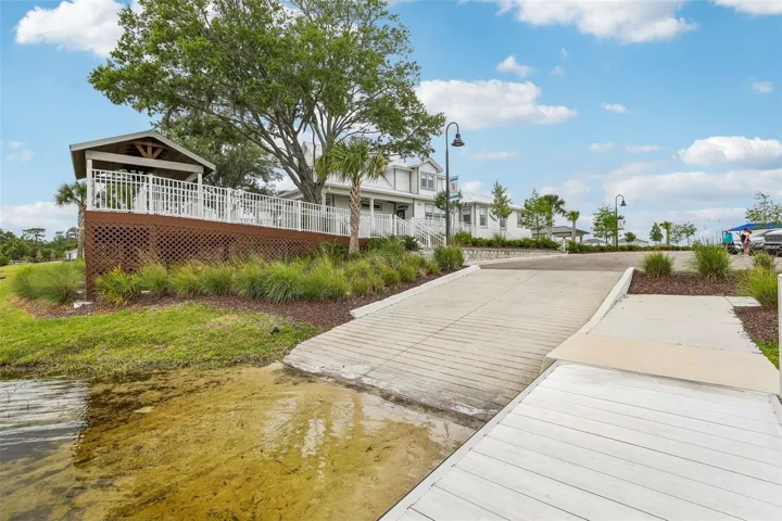 The Community has a dock and boat launch.