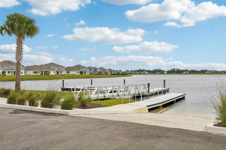 The Community has a dock and boat launch.