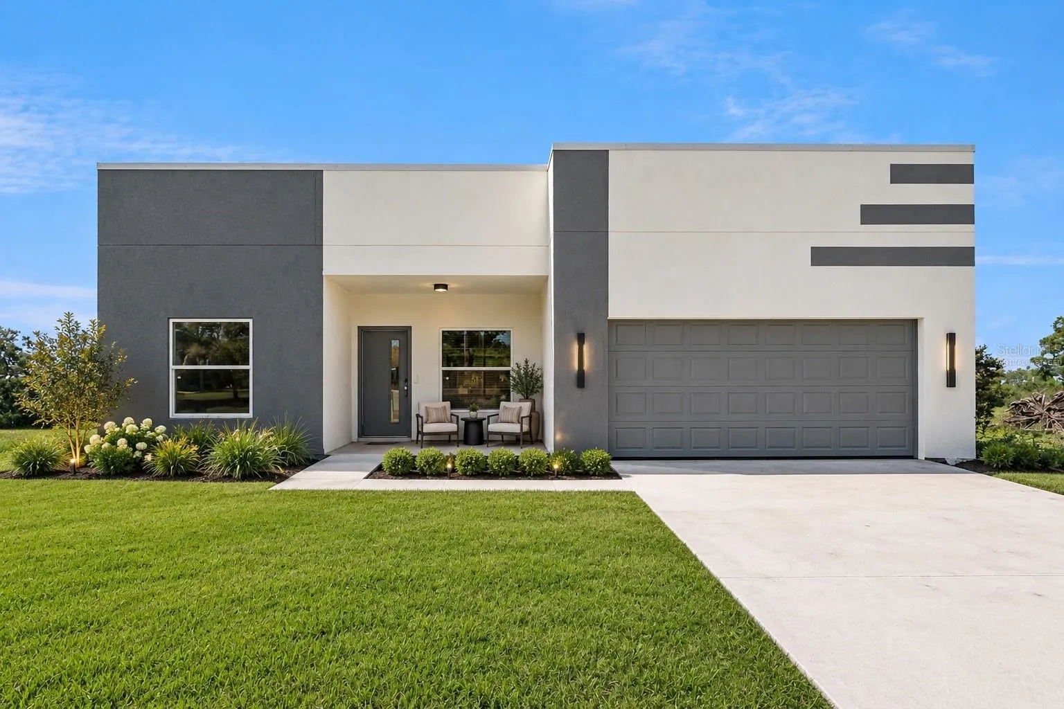front of home - virtually staged