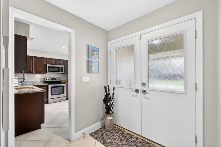 Spacious foyer