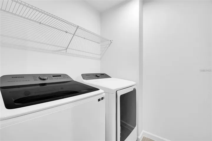 Upstairs laundry
