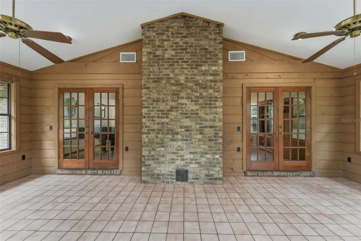 BACK PATIO W/ FRENCH DOORS