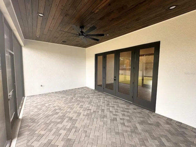 Screen-enclosed lanai.