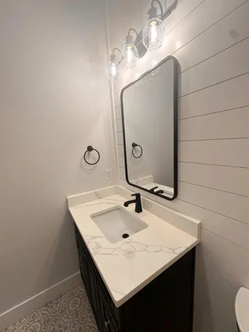 Powder bathroom.