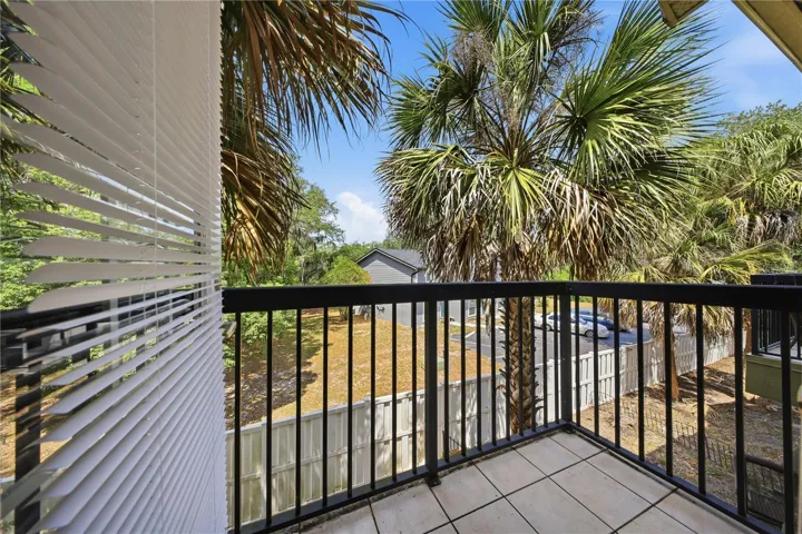 Private balcony off the first primary suite